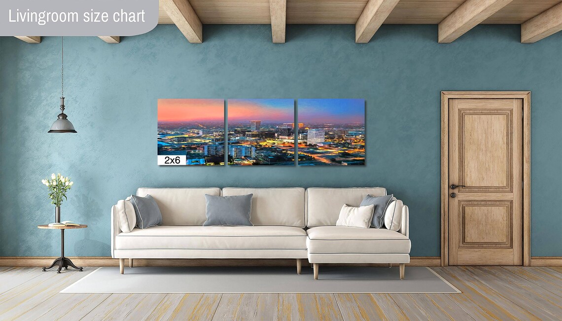 Tulsa Oklahoma Skyline Sunset Travel Poster - Image 4