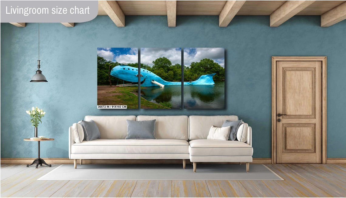 Blue Whale of Catoosa Route 66 Landmark Giant Whale Slide Poster - Image 2