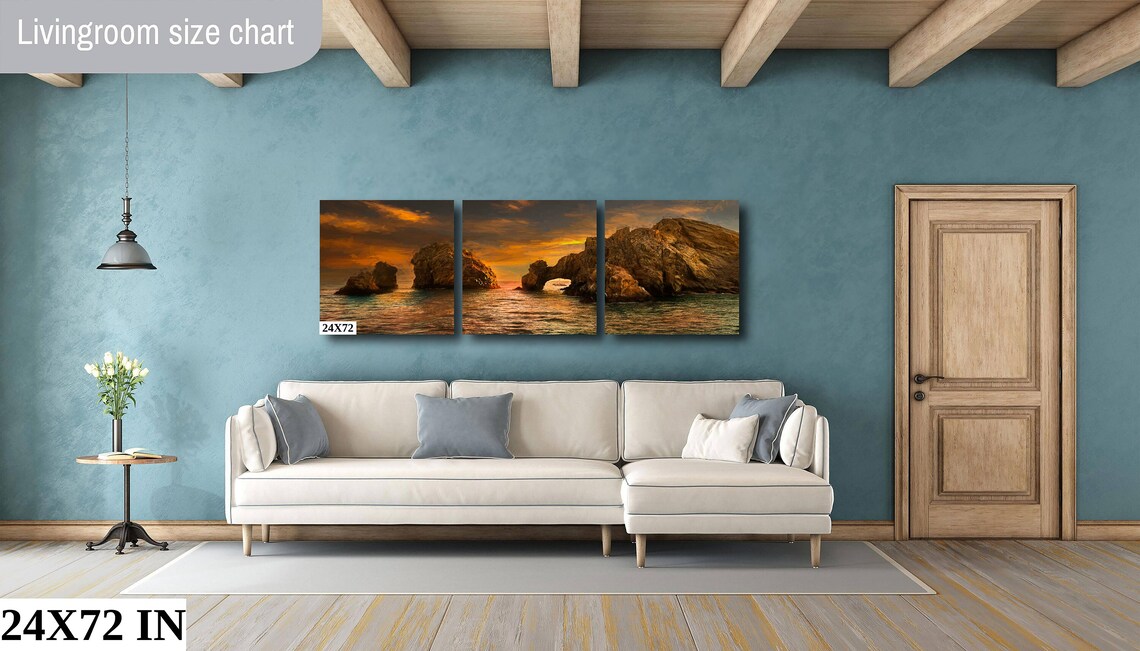 Cabo San Lucas Arch, Lands End Travel Poster Print - Image 3