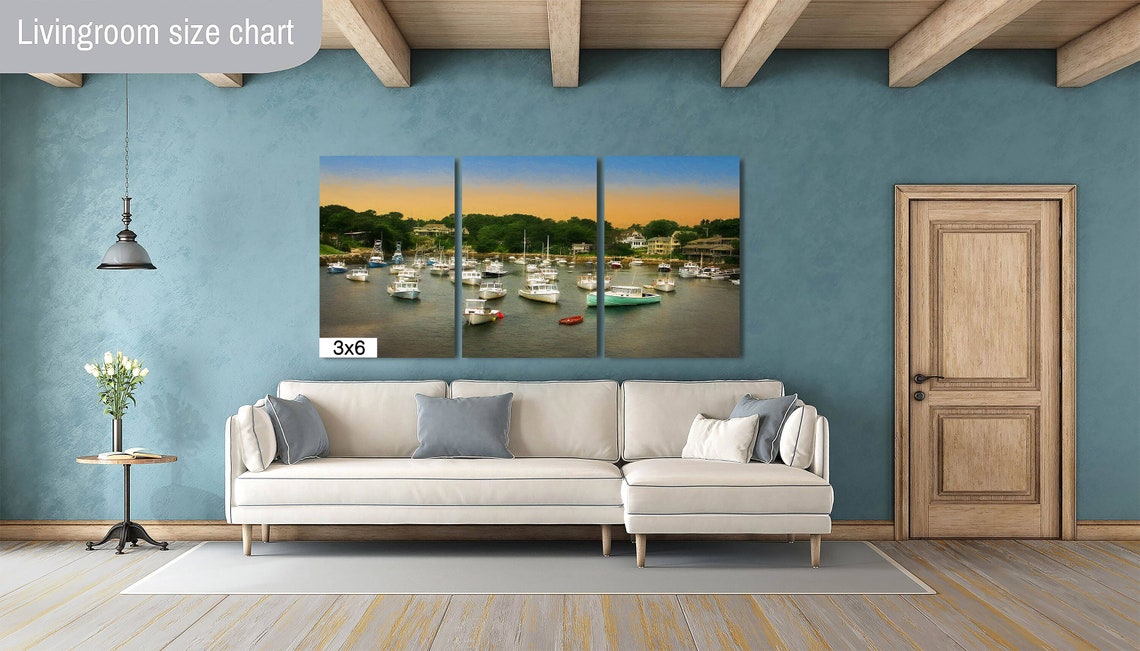 Boats Wall Art Maine Wall Art Boats In The Harbour Seascape Boats Photograph Coastal Wall Art Boats Art Print Maine Art - Image 2