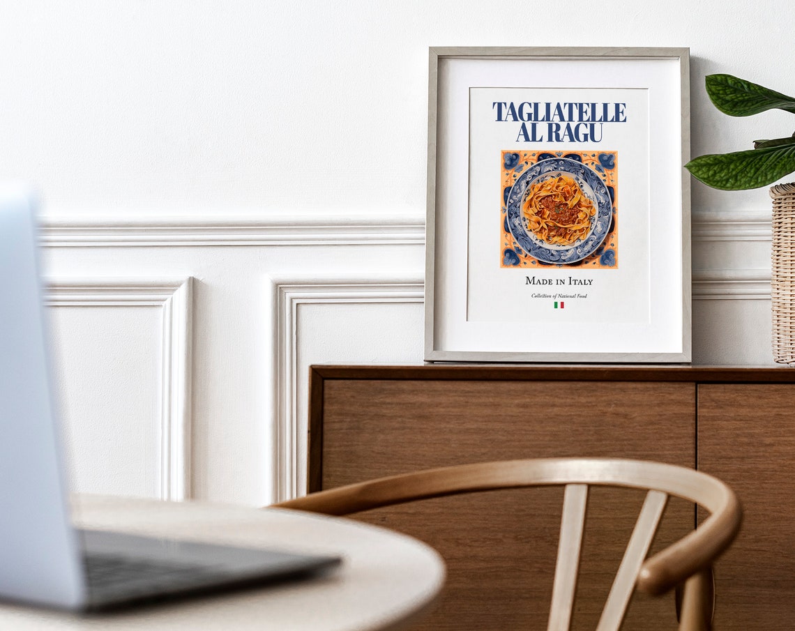 Tagliatelle Al Ragu, Traditional Italian Food Poster - Image 4