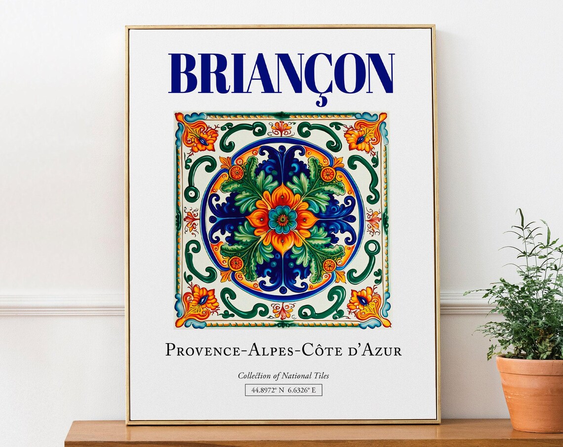 Briancon Provence-Alpes-Cote D'Azur Travel Poster