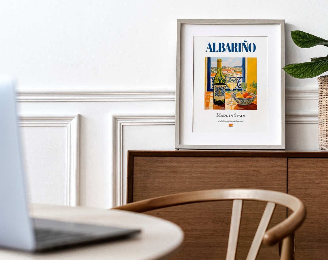 Albariño Traditional Galicia Beverage Poster Print - Image 3