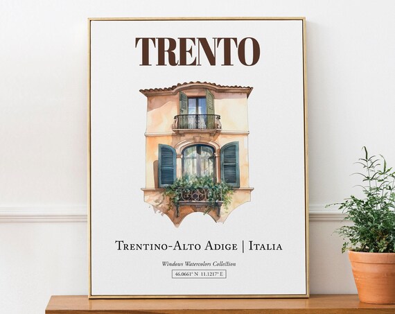 Trento, Trentino-Alto Adige Travel Poster