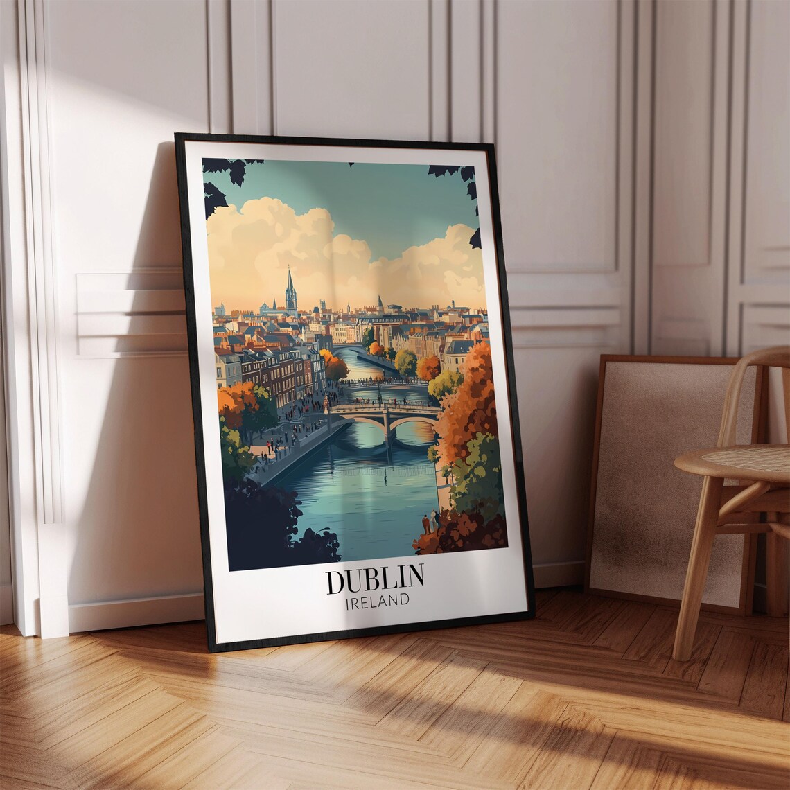 Dublin Ireland Travel Poster, Travel Wall Art - Image 4