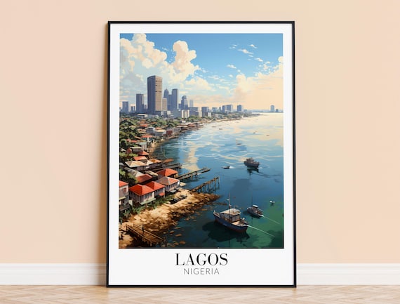 Lagos Print Portugal Travel Wall Art City Poster Framed Or Unframed Home Decor Wedding And Housewarming Gift Personalised