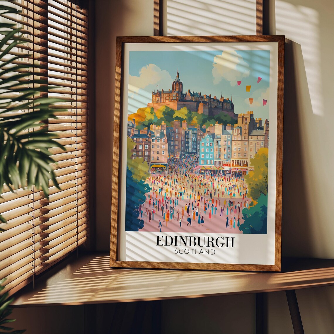 Edinburgh Scotland Travel Poster, Home Decoration - Image 3