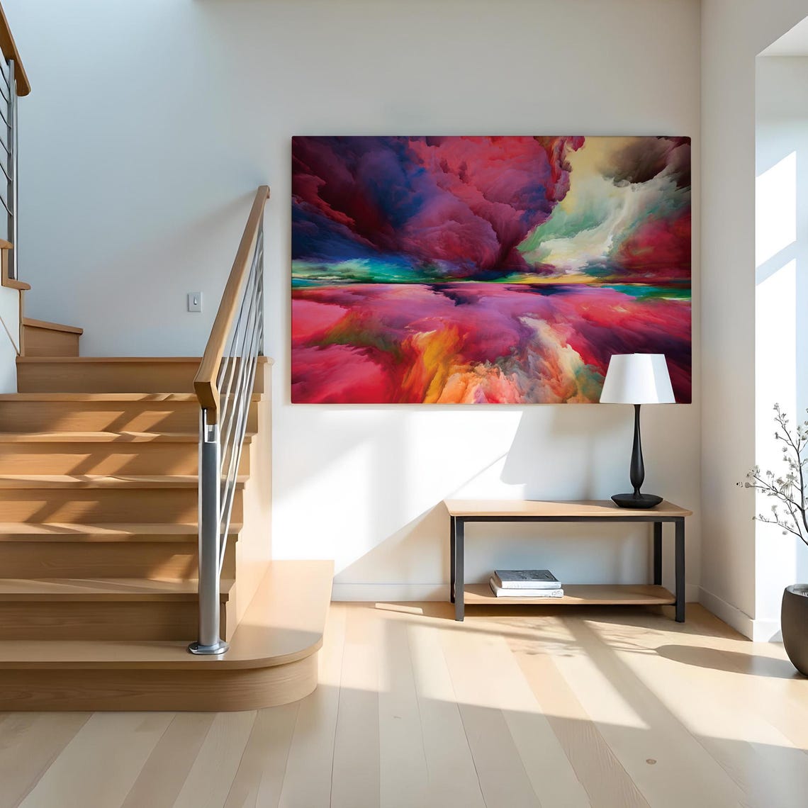Imagination Clouds Abstract Art Print - Image 2