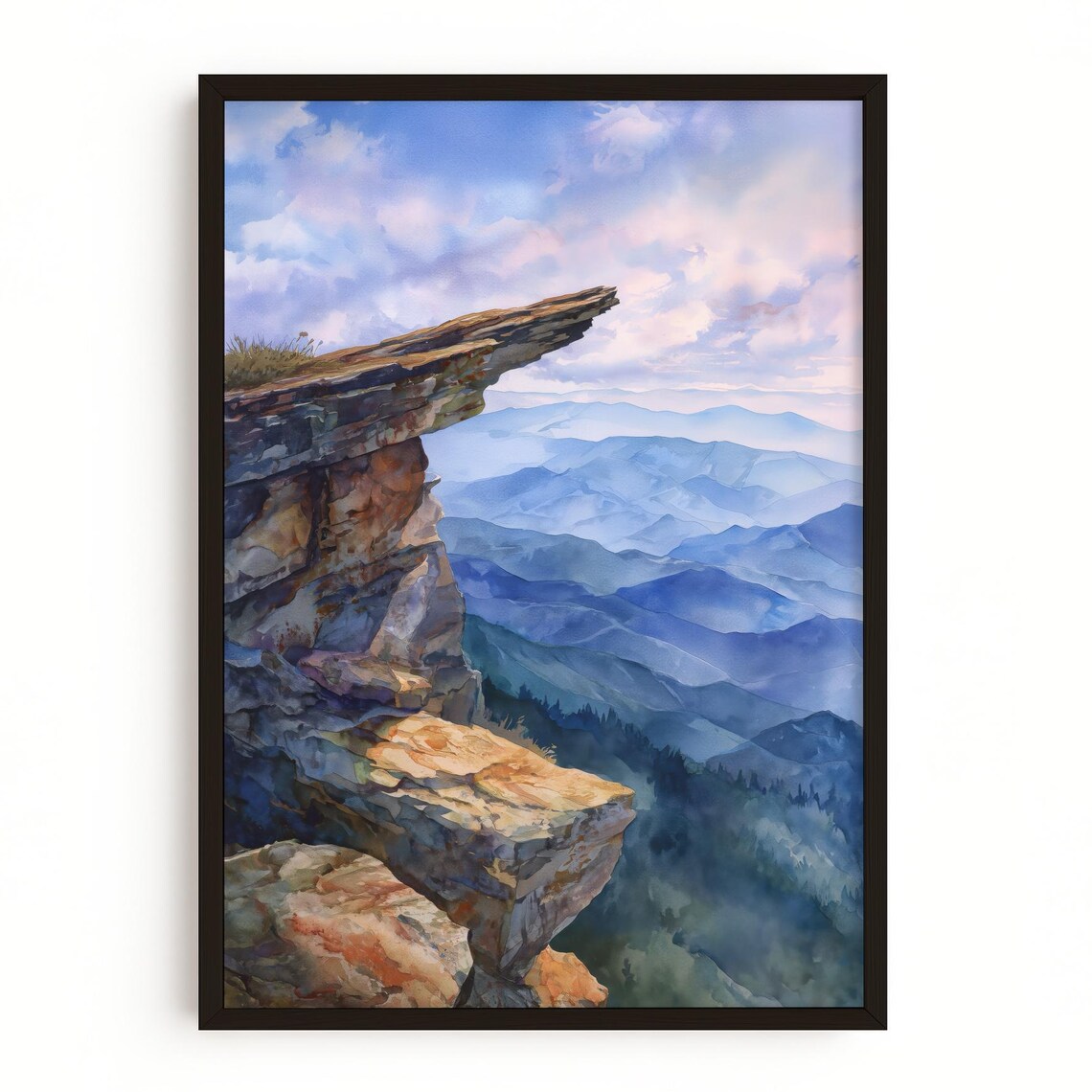 Blue Ridge Mountains Art Print, Appalachian Trail