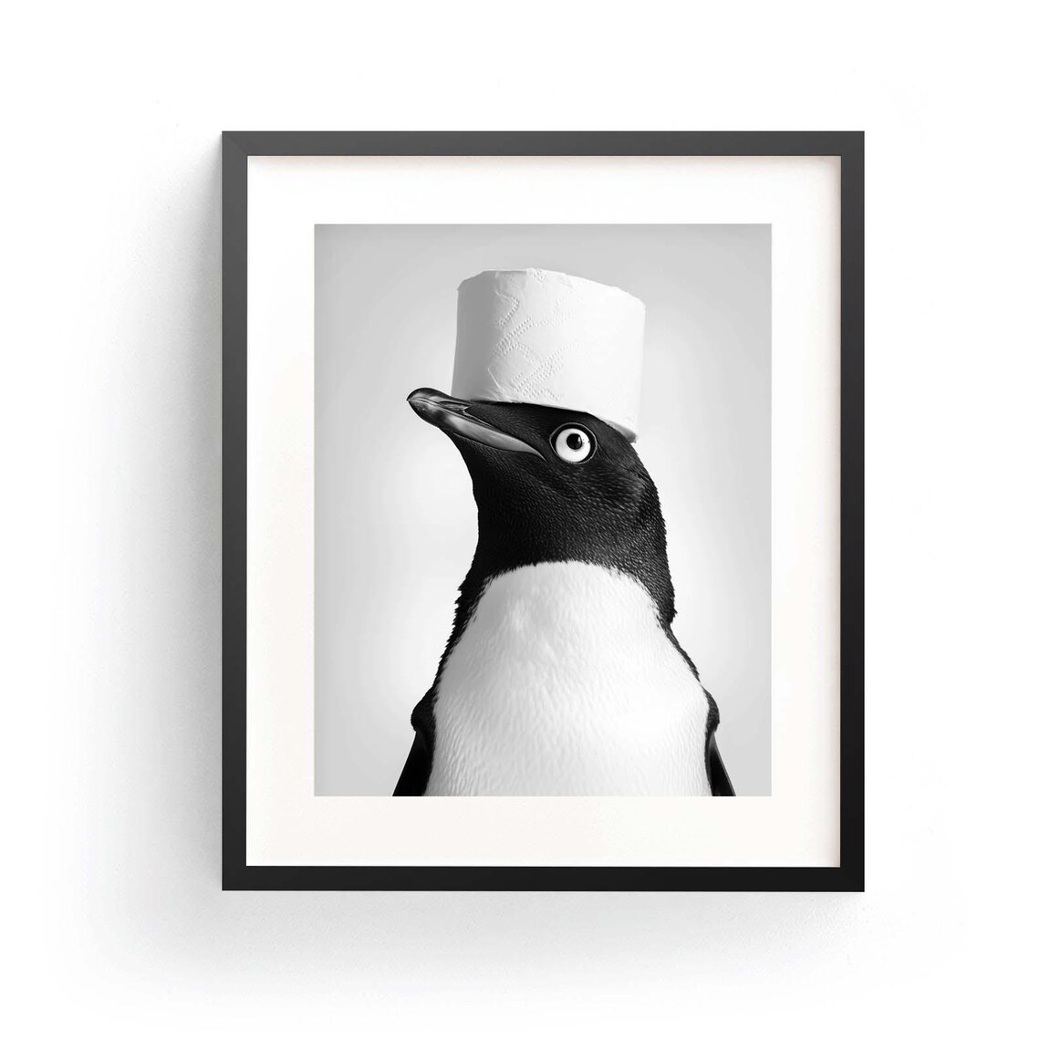 Adelie Penguin Bathroom Art, Penguin Lover Gift