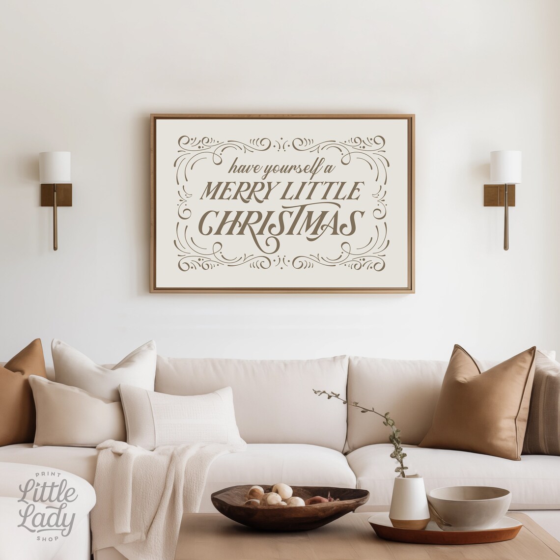 Have Yourself a Merry Little Christmas, Vintage Poster - Image 2