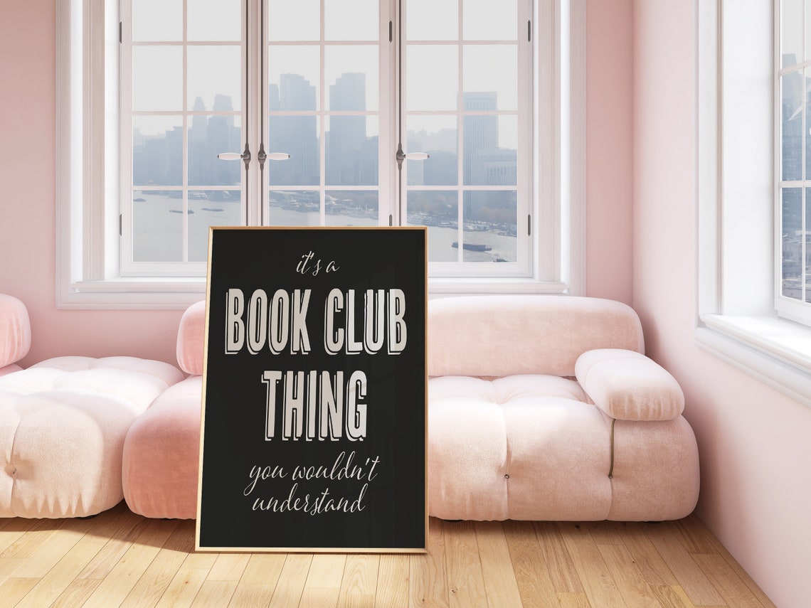 It's A Book Club Thing You Wouldn't Understand Black Reader Poster - Image 3