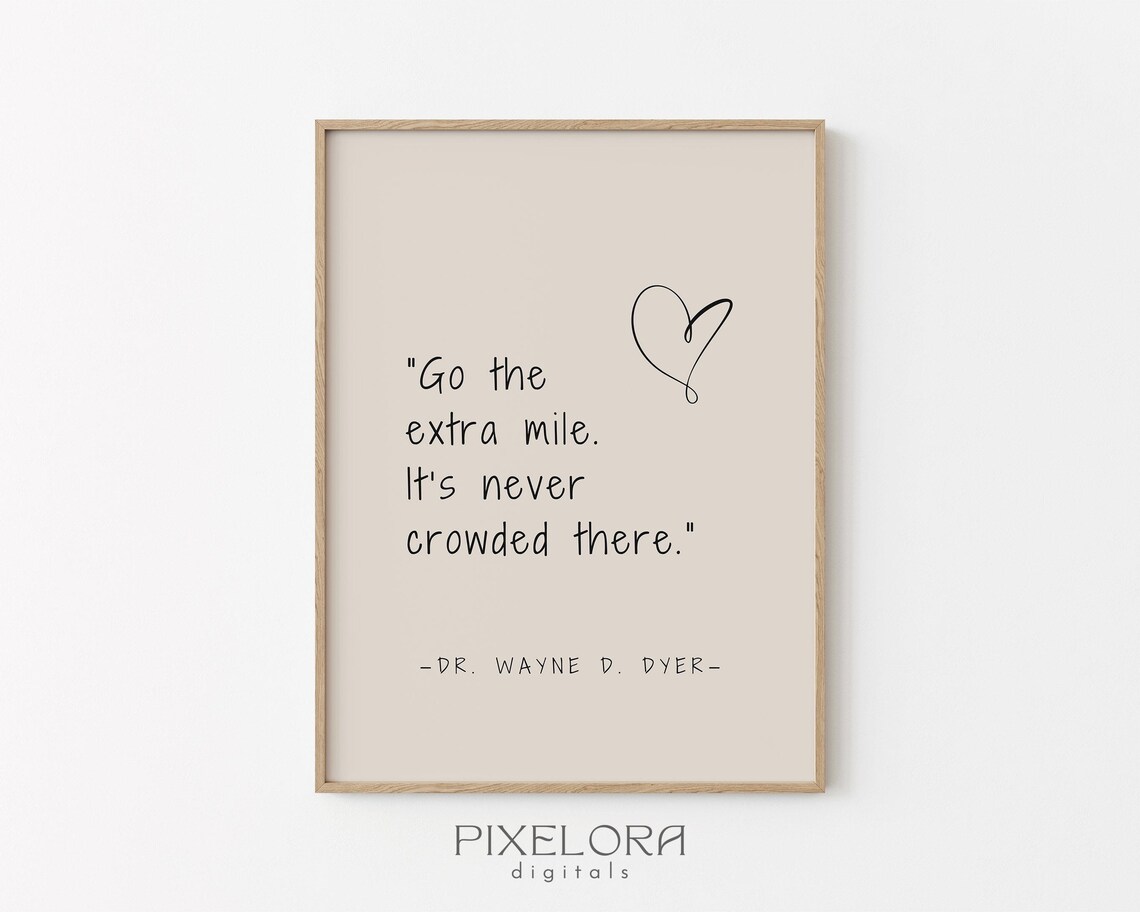 Dr Wayne D Dyer Quote Inspirational Wall Art Motivational Poster Famous Life Encouraging Decor