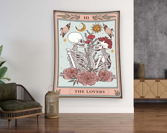 Skull Gothic Minimalist Art Print, Horror Decor
