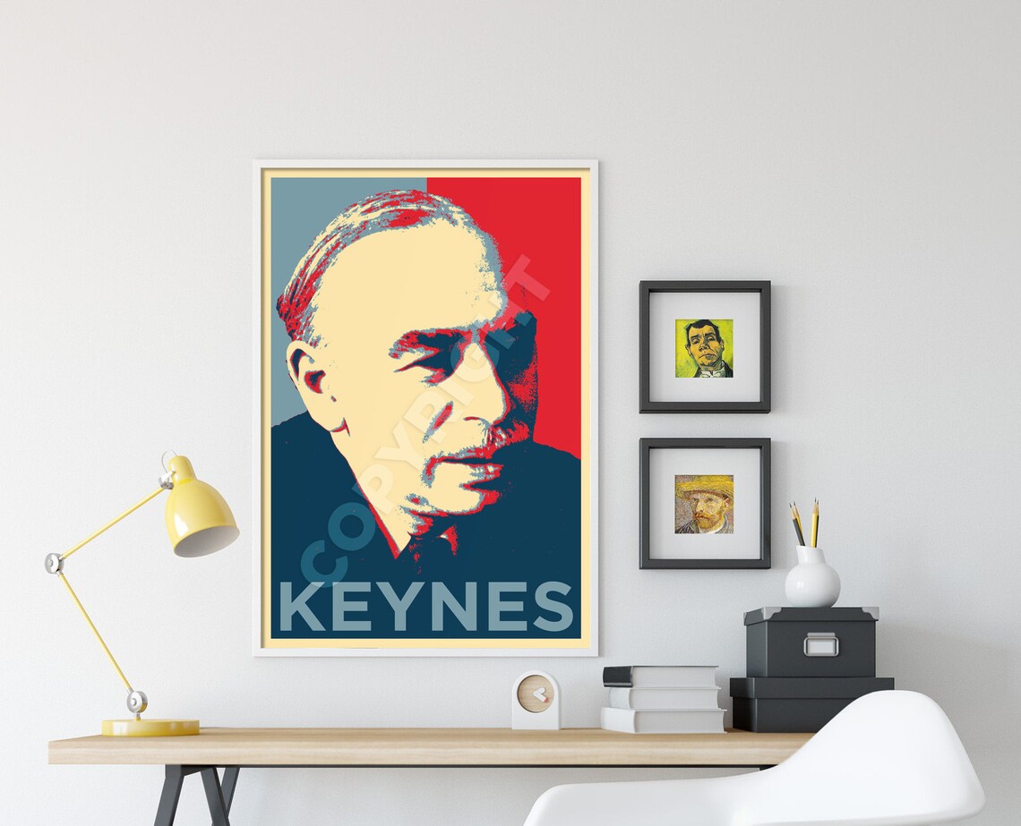John Maynard Keynes Photo Poster, Economics Finance - Image 4