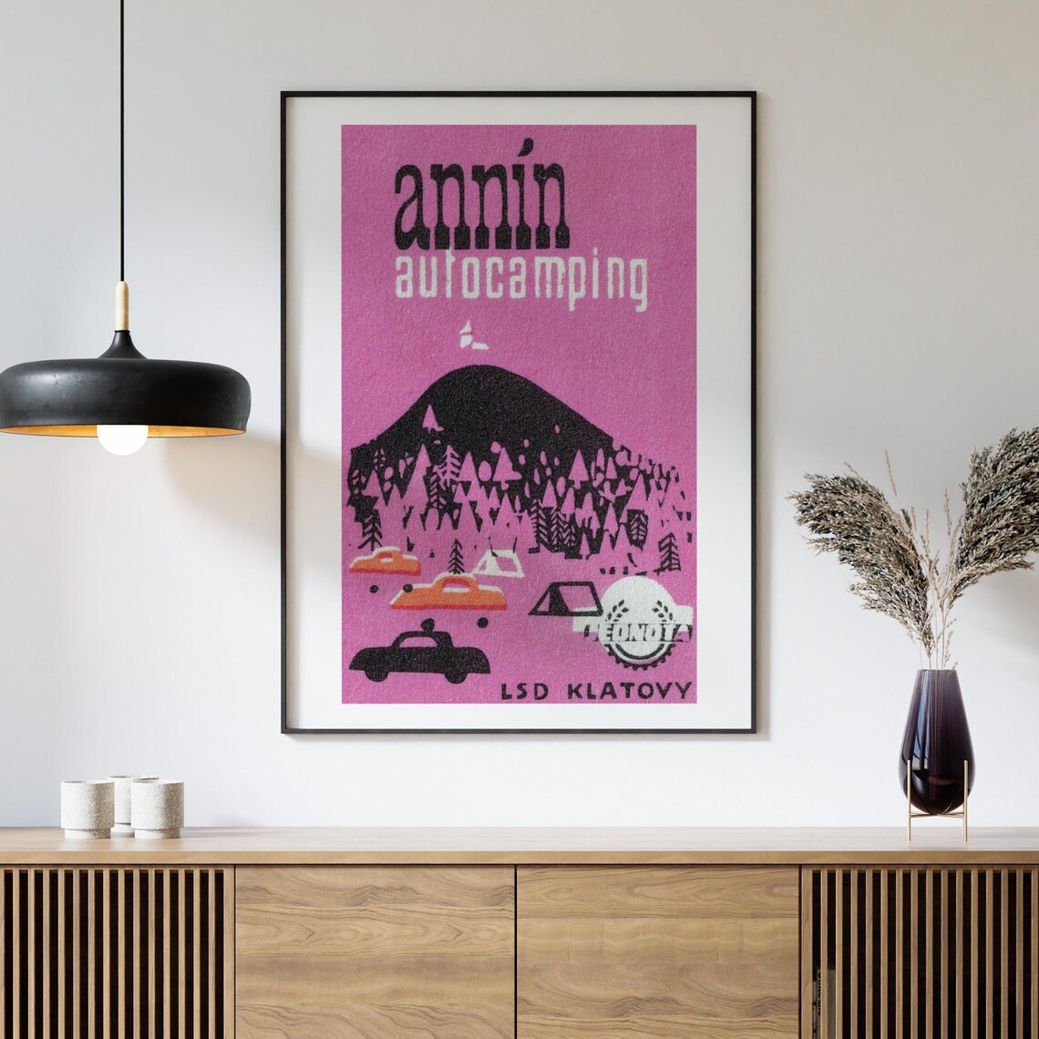Autocamping Matchbox Vintage Poster Print - Image 4
