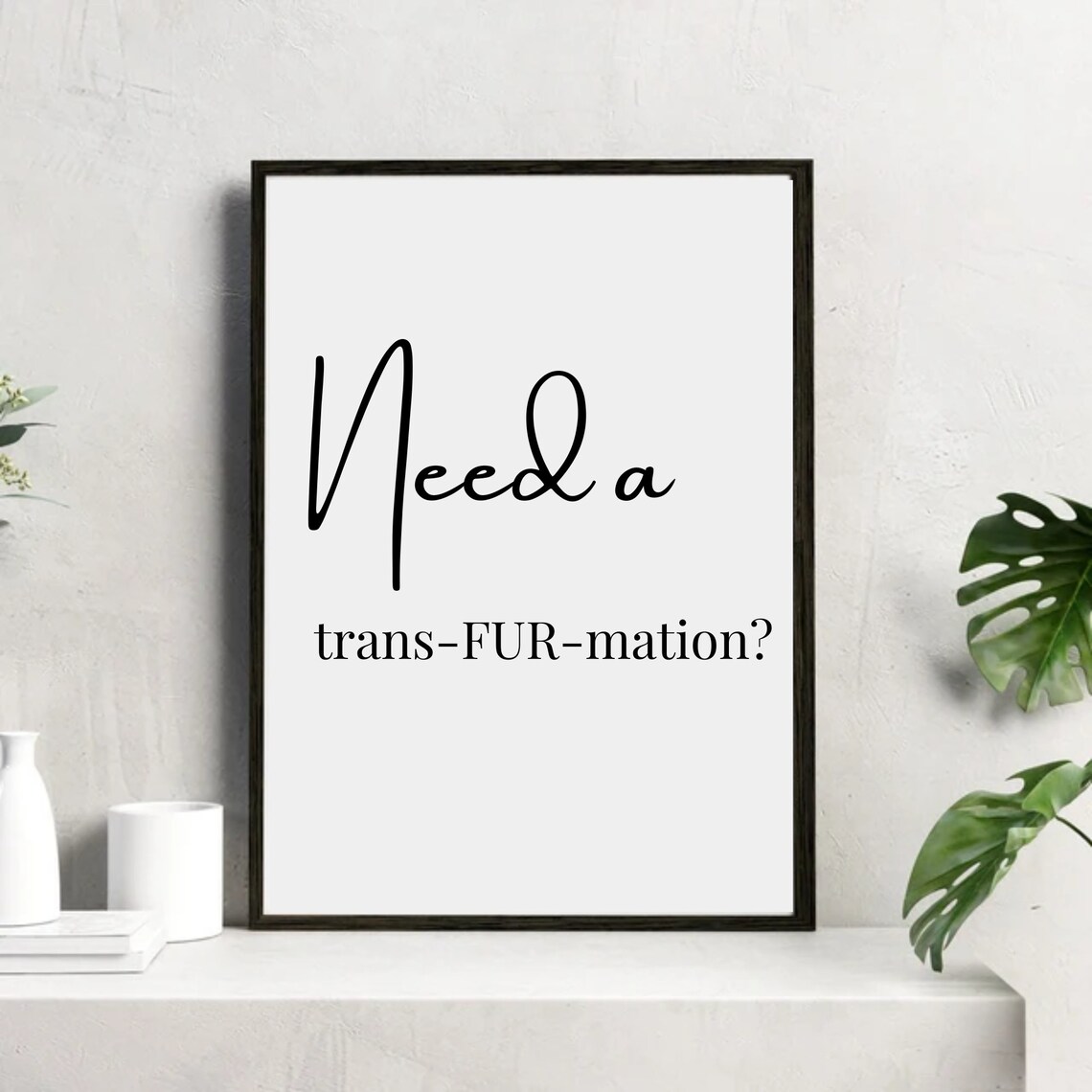 Dog Grooming Salon Art Print, Pet Groomer Decor