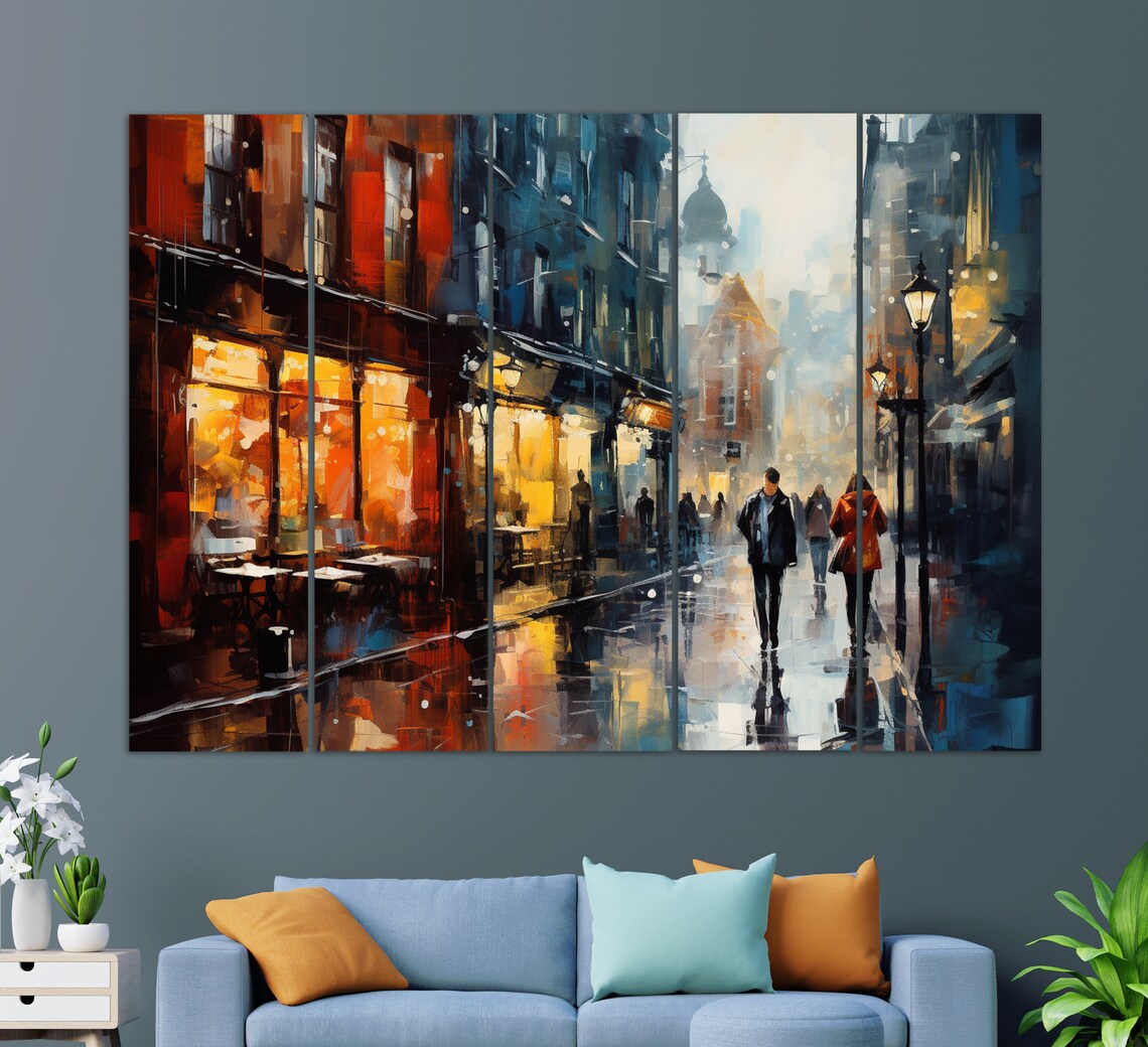 Dublin Street Art Print, Ireland Travel Poster - Image 2