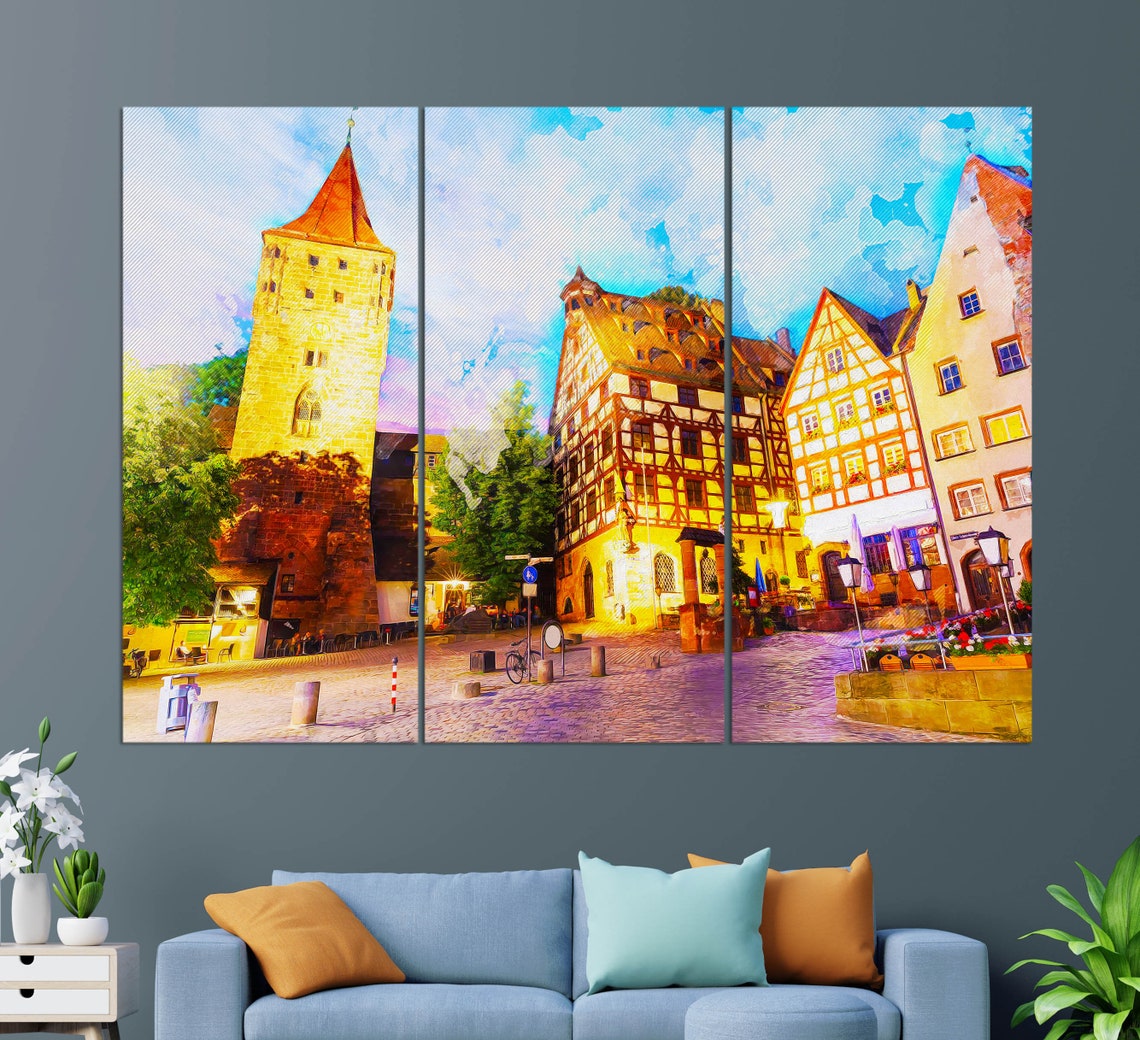 Nuremberg, Germany Travel Poster - Image 3