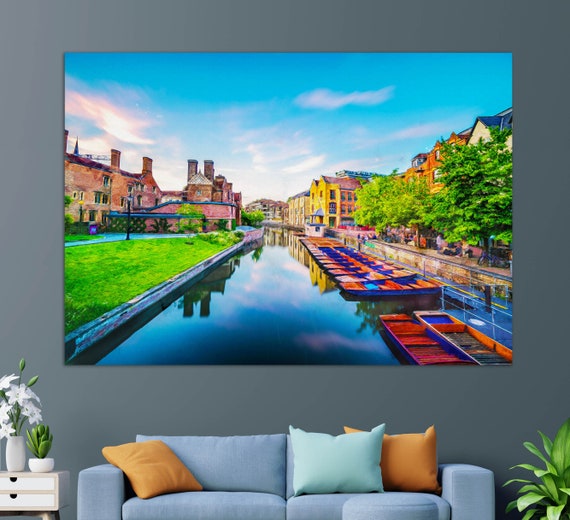 Cambridge Print Cambridge Painting Cambridge Wall Art Uk Art England Wall Art