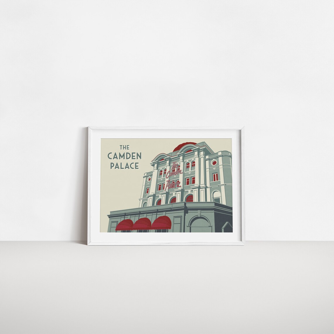 Camden Palace Travel Poster, London Music Venue - Image 2
