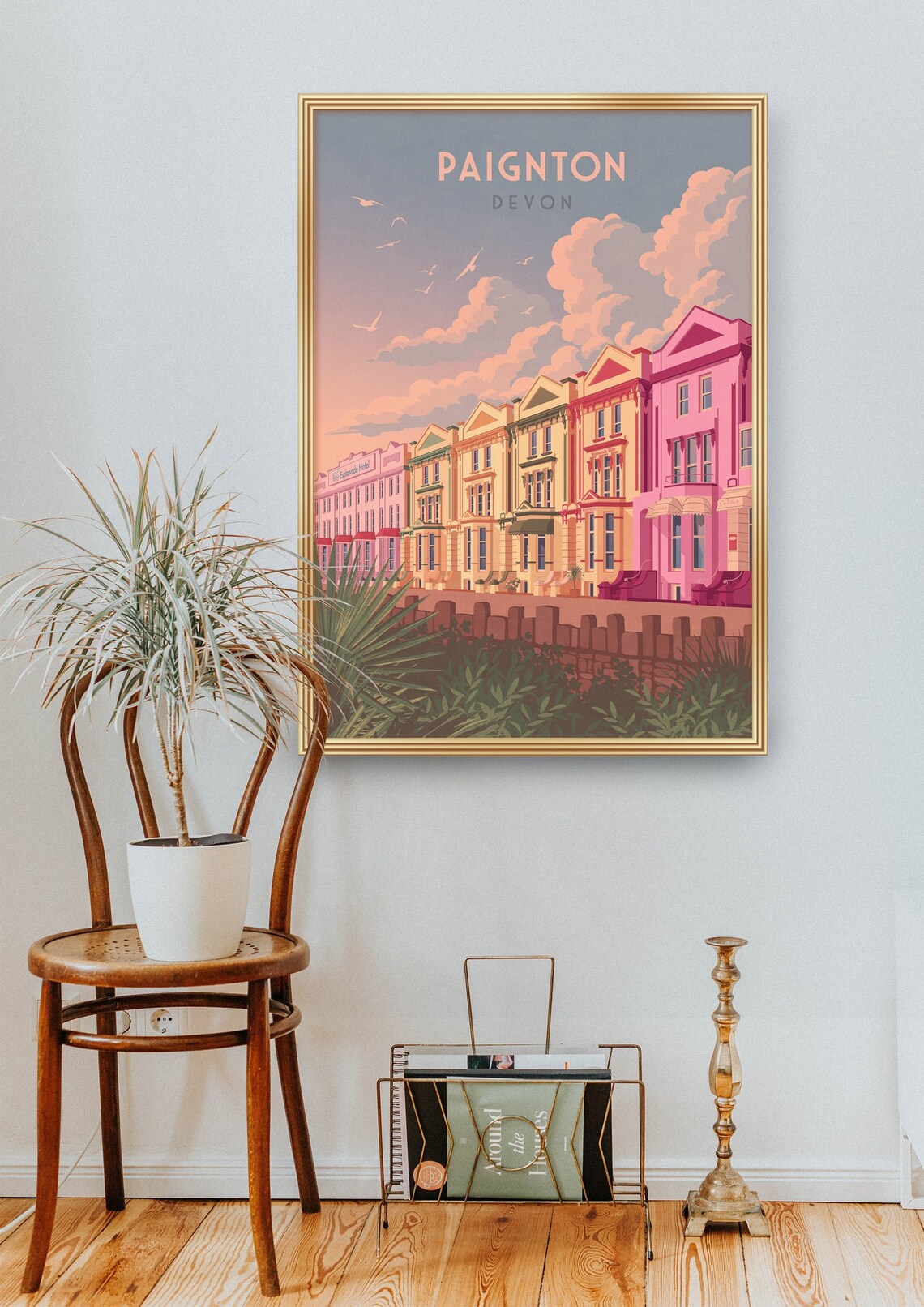 Paignton Devon Travel Poster, English Riviera Print - Image 2