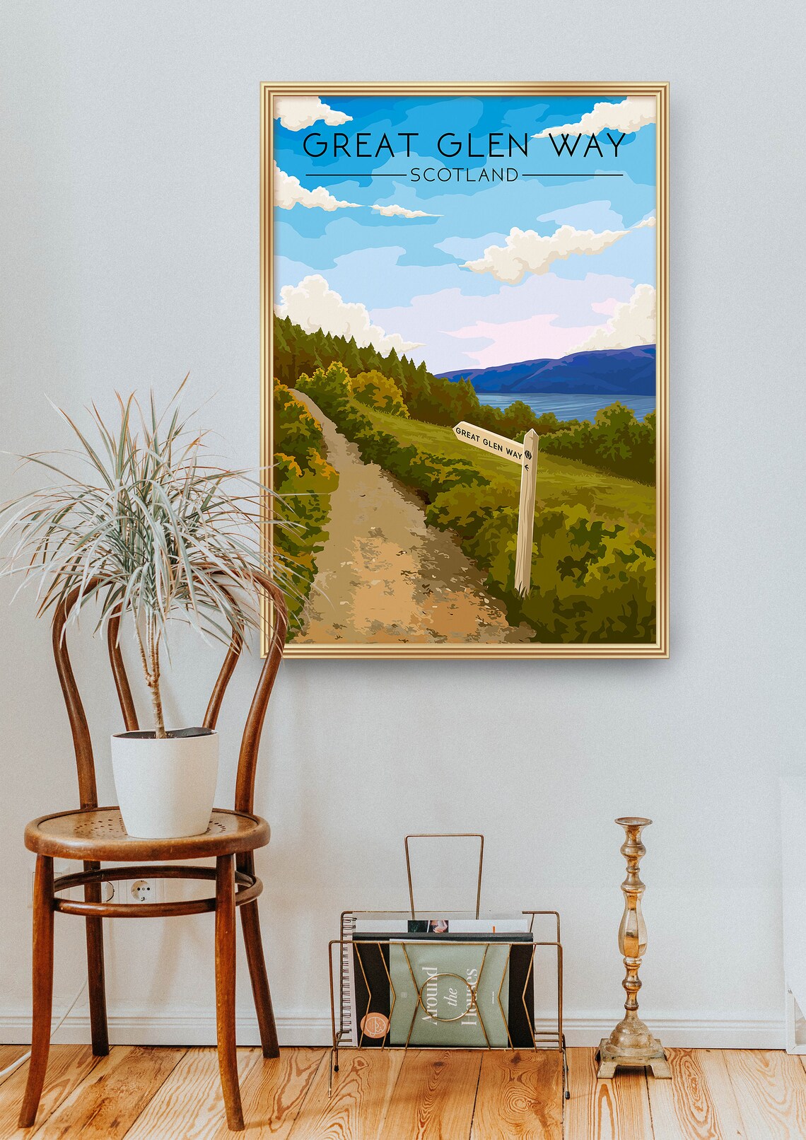 Great Glen Way Travel Poster, Scottish Highlands Trail - Image 2