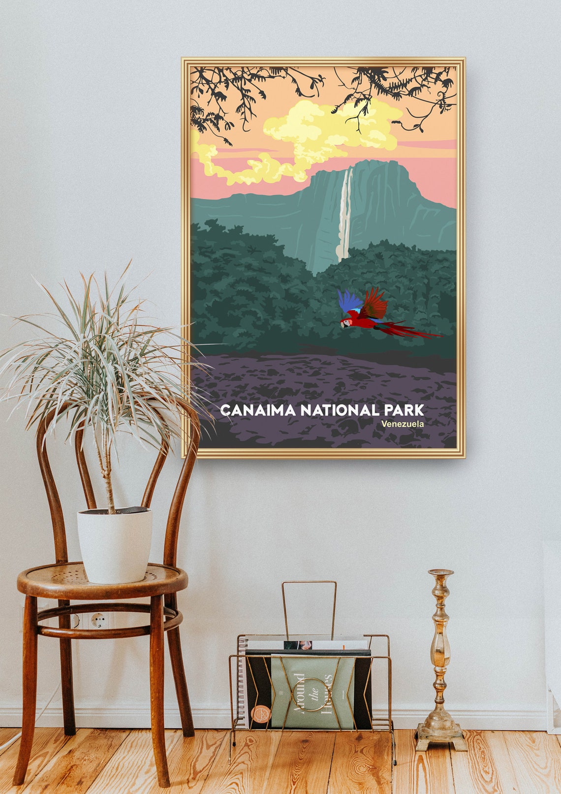 Canaima National Park Angel Falls Venezuela Waterfall Poster - Image 2