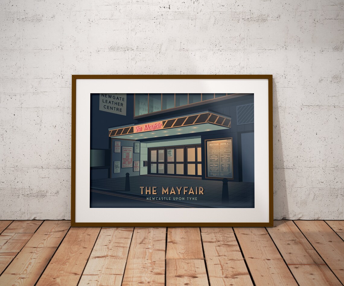 The Mayfair Ballroom Newcastle Travel Poster - Image 4