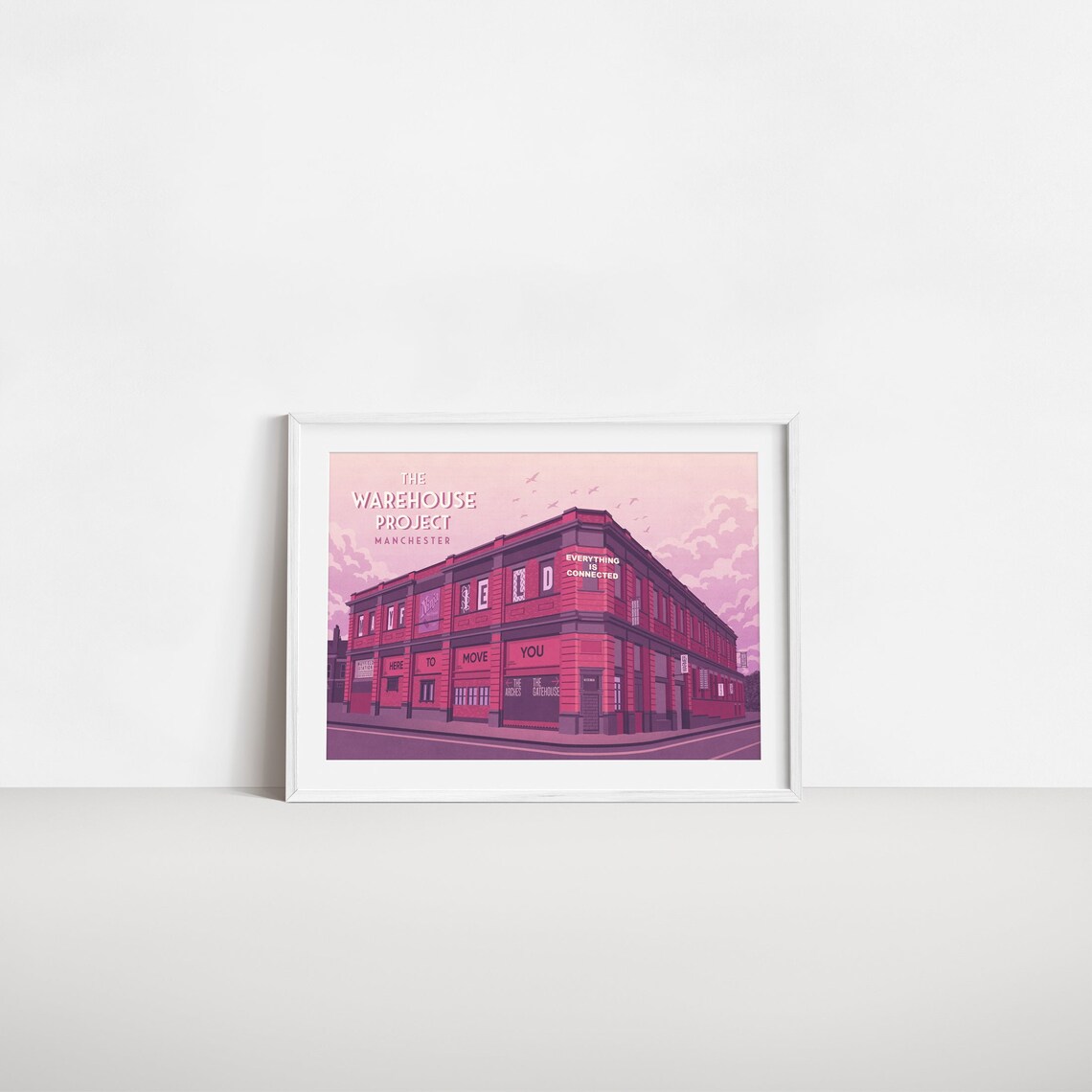 The Warehouse Project Manchester Red Brick Club Retro Venue Poster - Image 2
