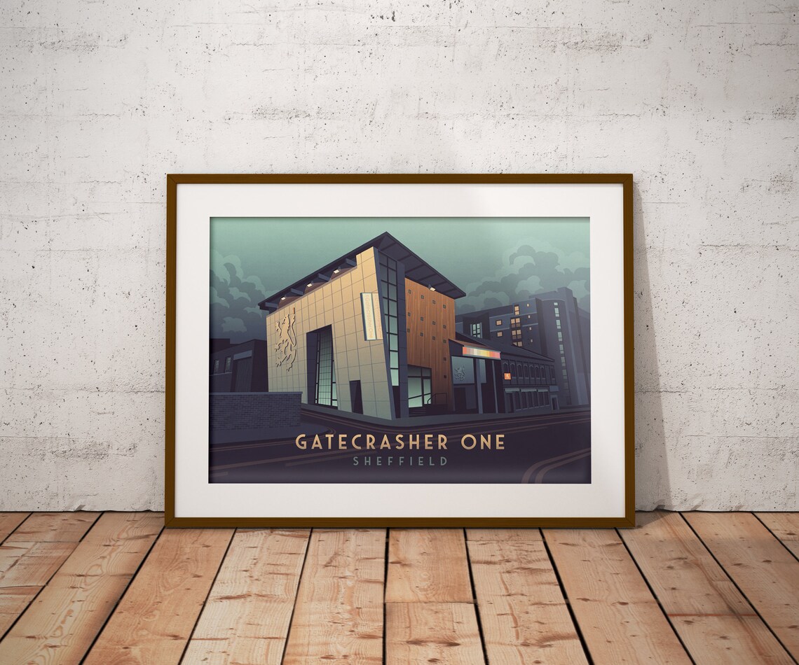 Gatecrasher One Sheffield Vintage Dance Music Poster - Image 4