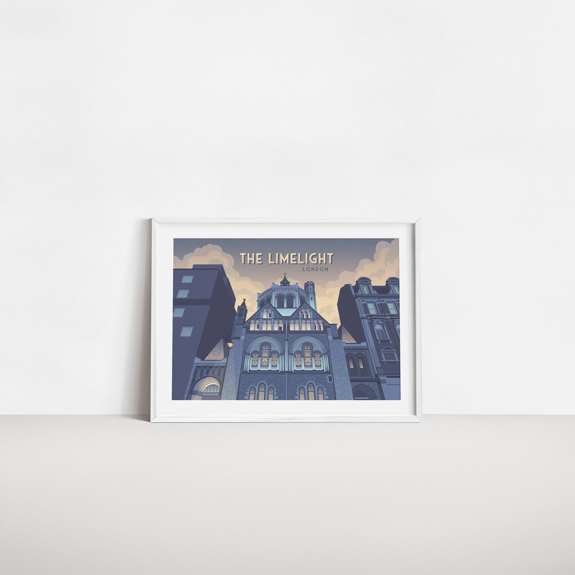 The Limelight Club London Travel Poster, Architecture - Image 2