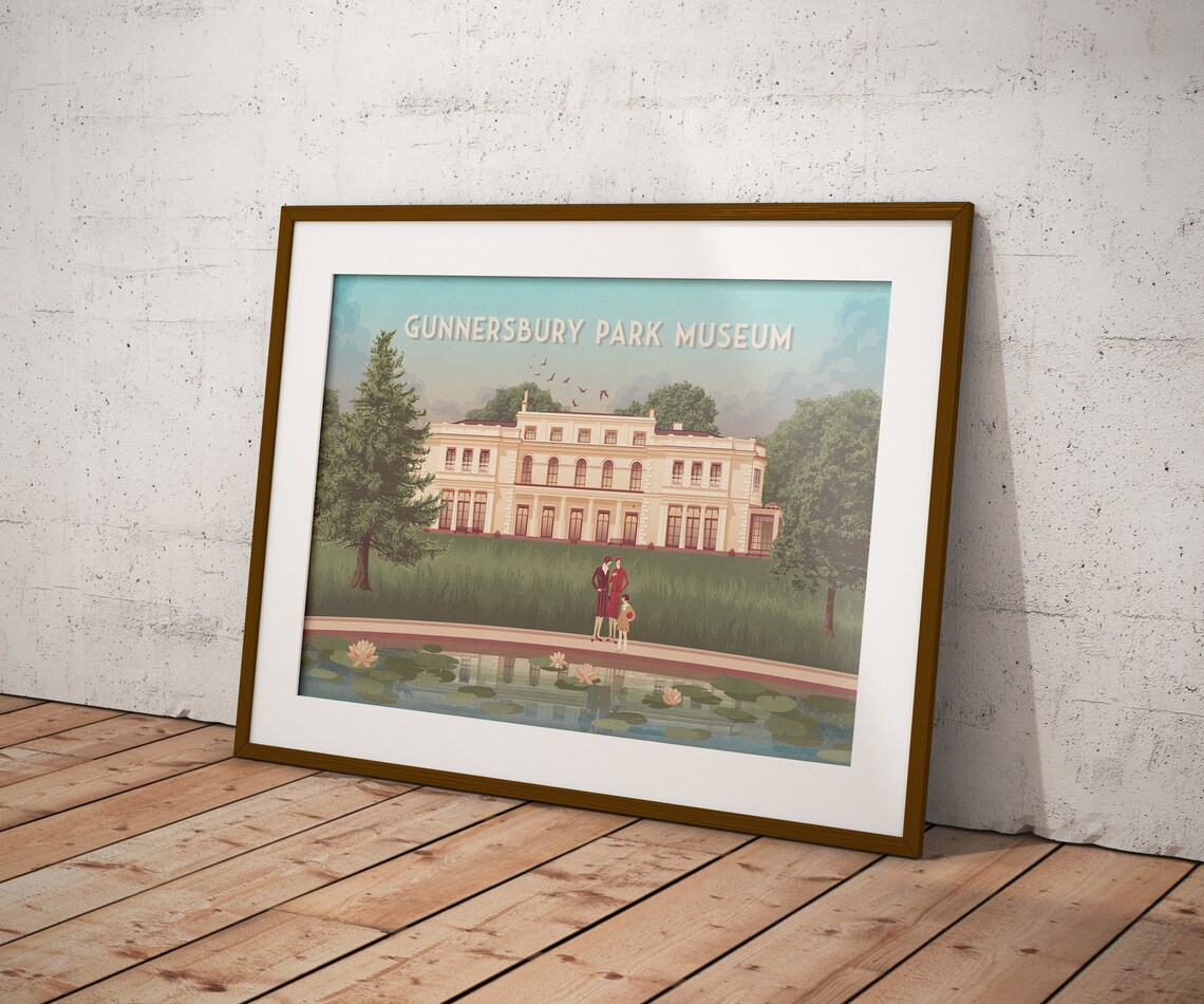 Gunnersbury Park Museum West London Georgian House Art Poster - Image 2
