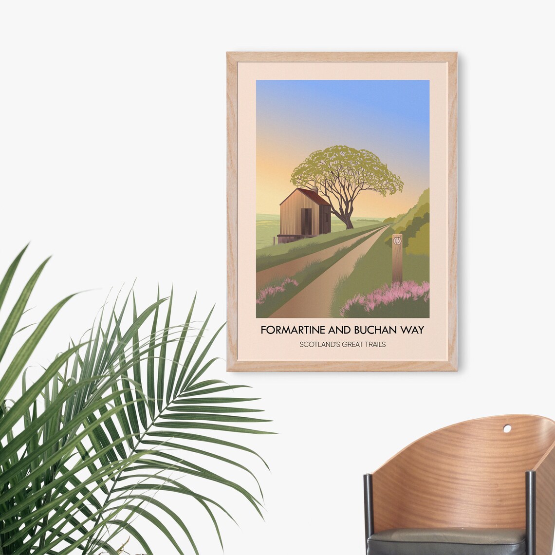 Formartine And Buchan Way Scotland Countryside Trails Poster - Image 3