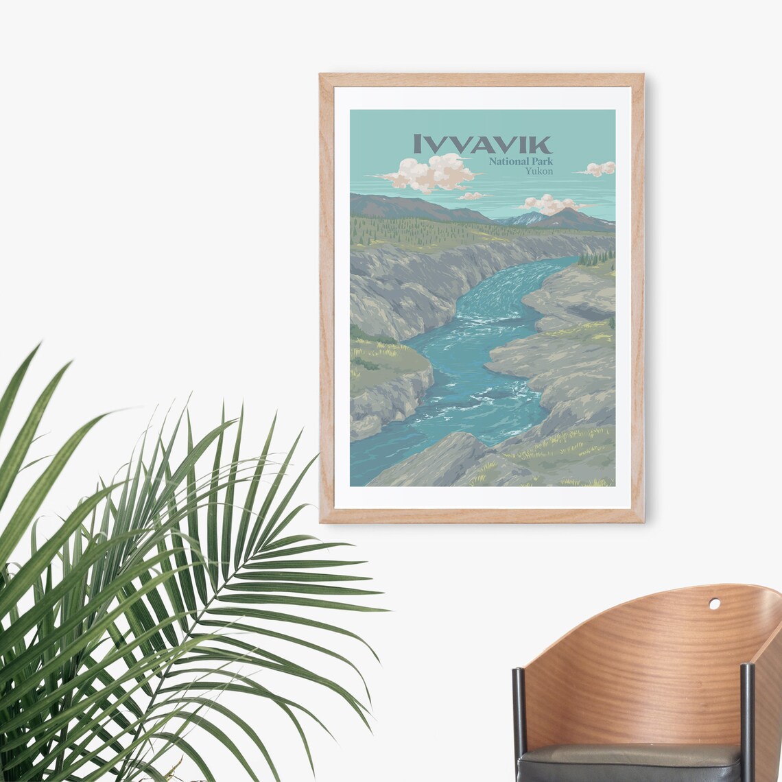 Ivvavik National Park Yukon Firth River Rapids Canyon Travel Poster - Image 3