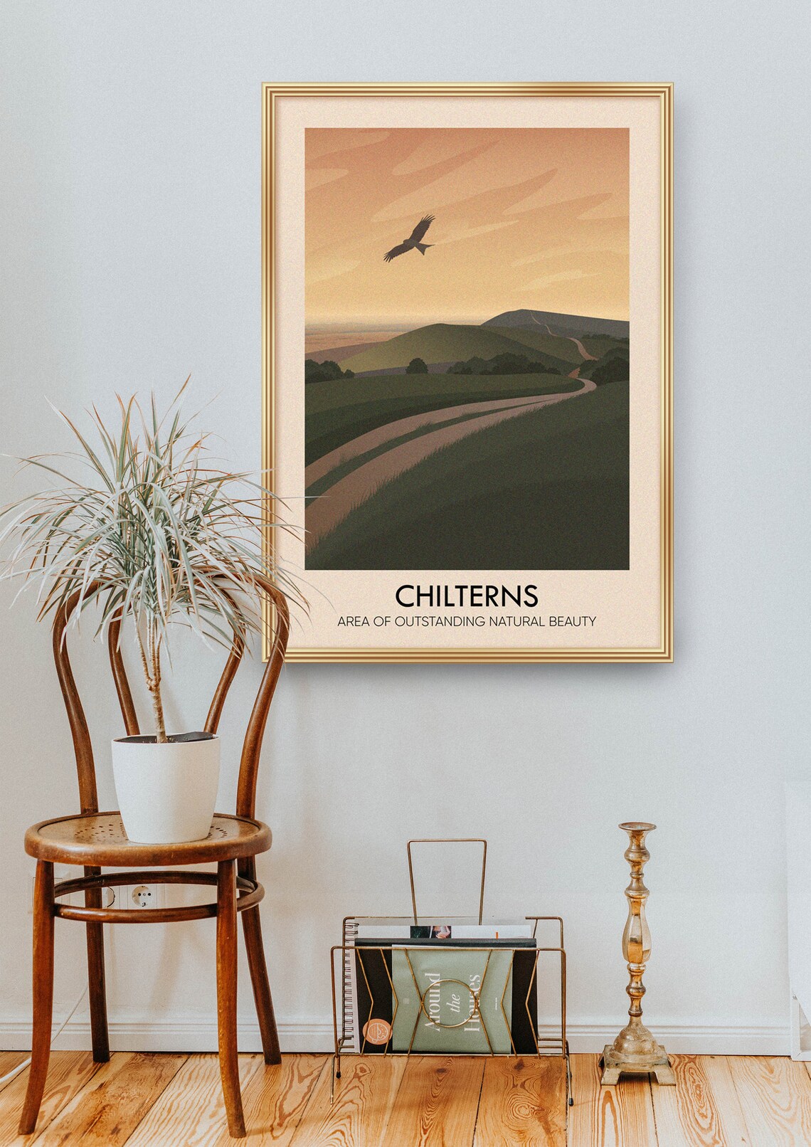 Chilterns AONB Travel Poster, Ridgeway Trail - Image 2