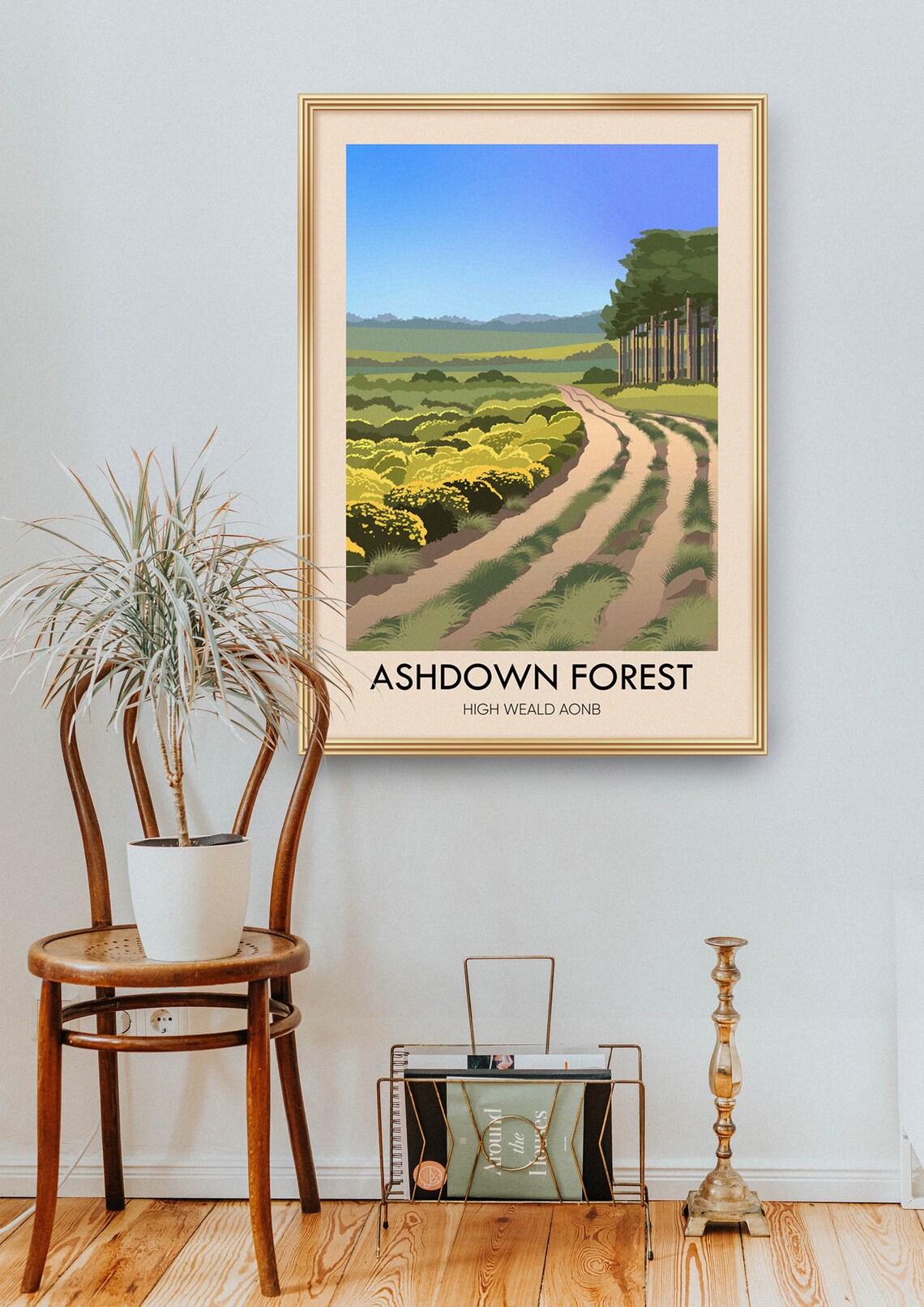 Ashdown Forest, East Sussex Vintage Travel Poster - Image 2