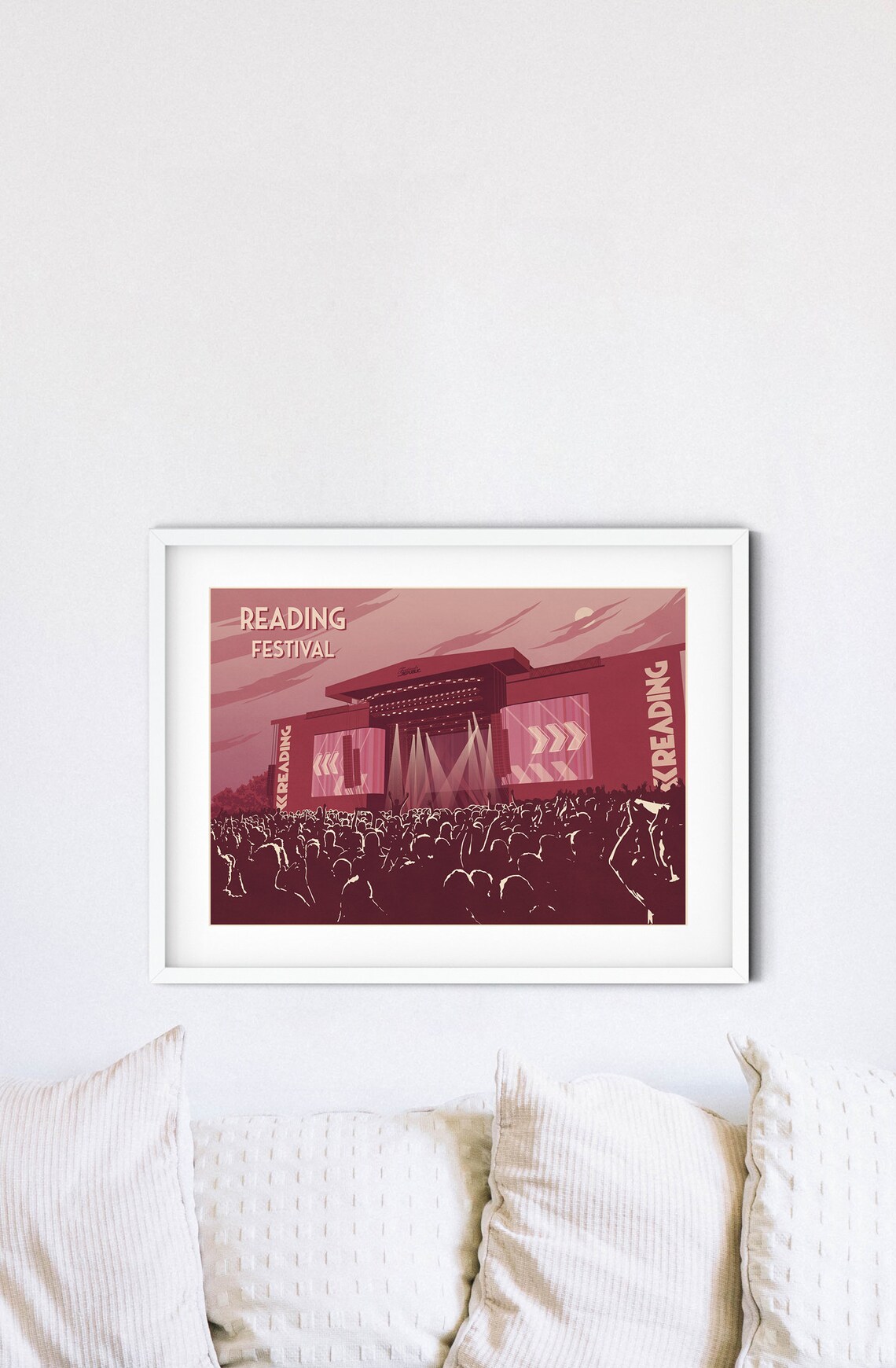 Reading Festival Poster, Music Festival Art Print - Image 4