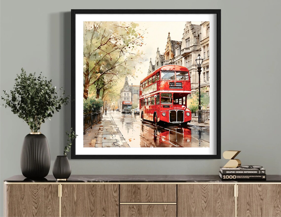 London Travel Art Print Gift For Art Lovers - Image 4