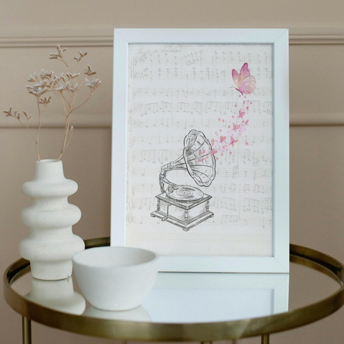 Gramophone Print, Vintage Jazz Home Decor - Image 3