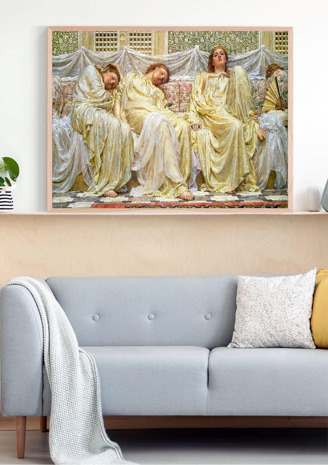 Albert Joseph Moore Dreamers Art Print - Image 5