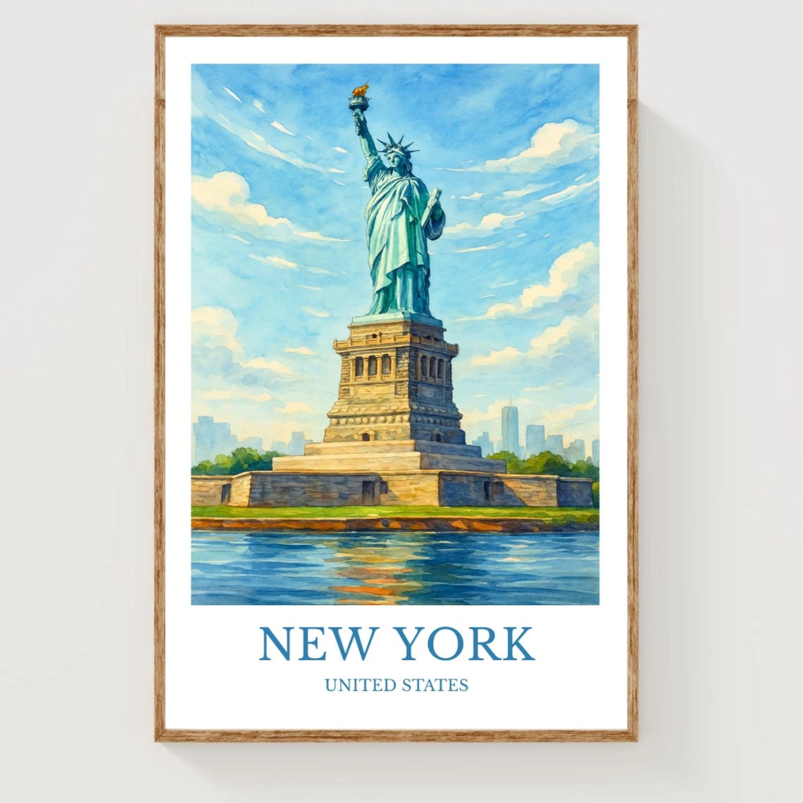 New York Travel Poster