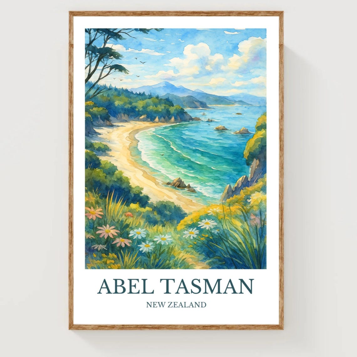 Abel Tasman Travel Poster