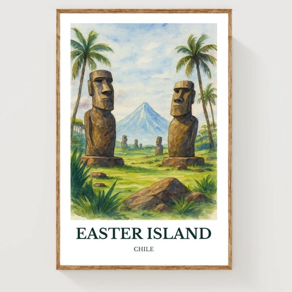 Easter Island Poster
