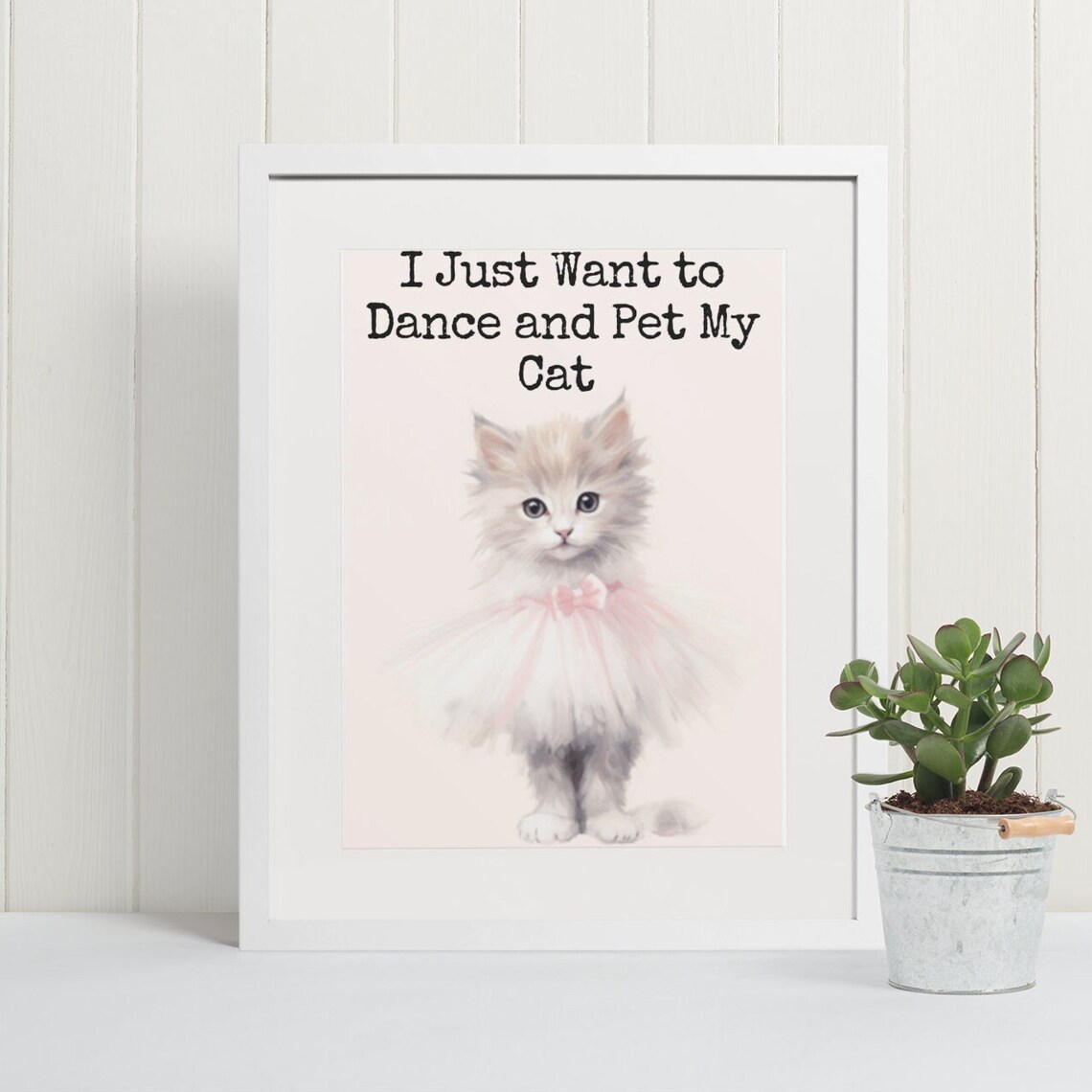 Ballerina Animals Baby Room Decor Girl Animal Nursery Kitty Nursery Cat Nursery Nursery Prints Girl Ballet Prints Ballet Animals