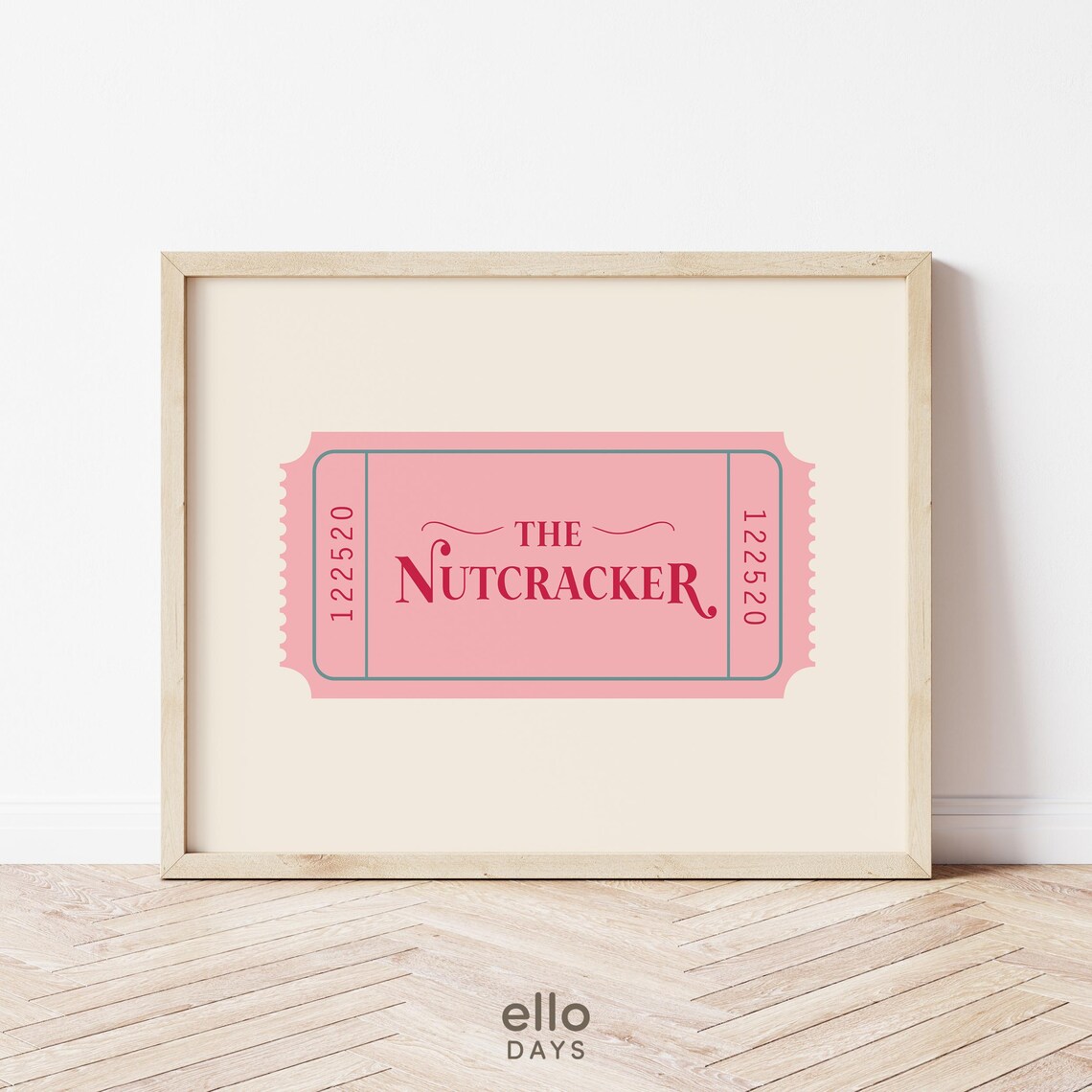 Nutcracker Christmas Poster, Holiday Aesthetic Decor - Image 4