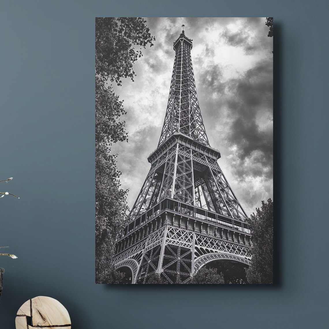 Eifel Tower Wall Art Print, French Travel Poster