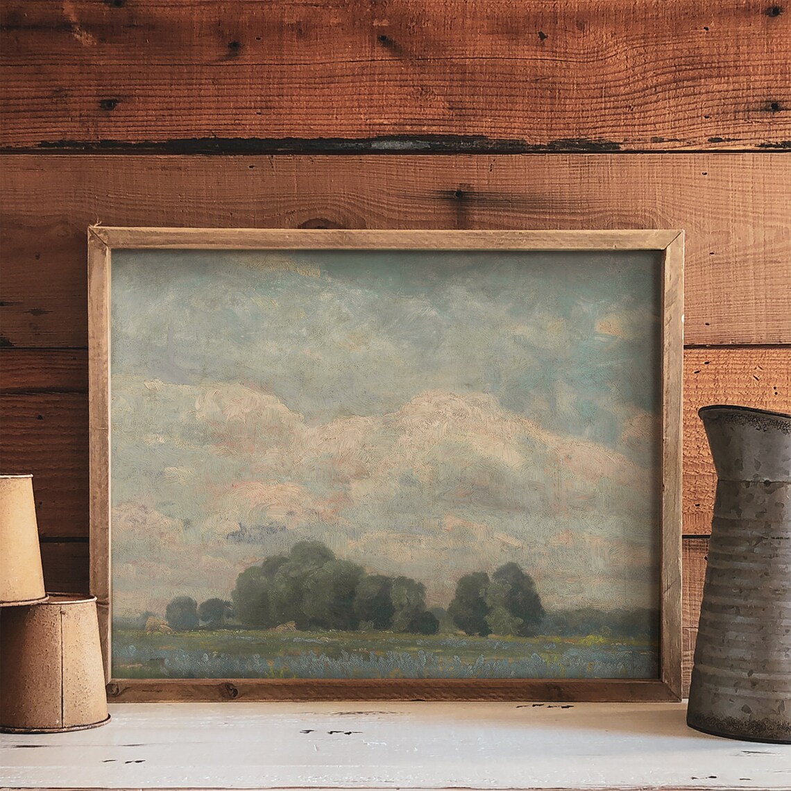 Country Landscape - Vintage Farmhouse - Image 4