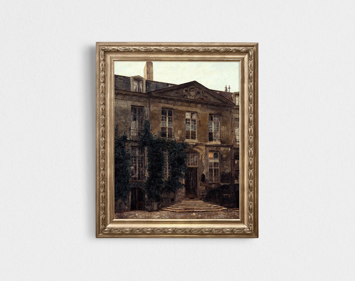 French Architecture Painting, Parisian Wall Art - Image 3