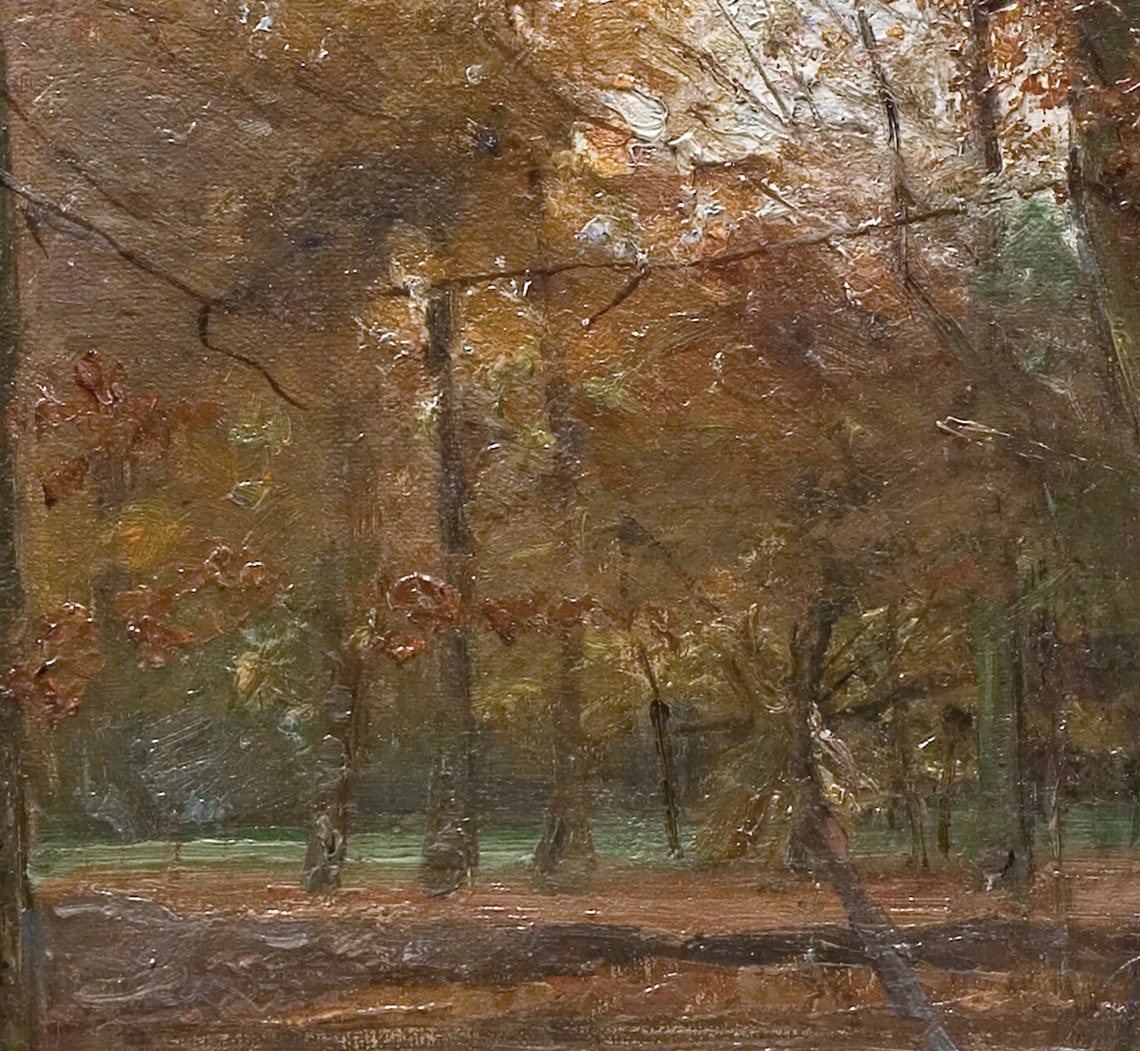 Fall Farmhouse Landscape, Vintage Autumn Art Print - Image 4